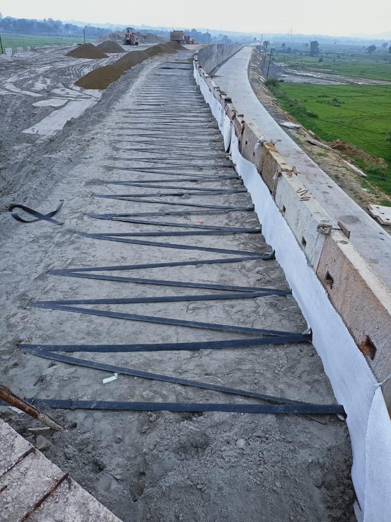 Geosynthetic Material Supply and Installation project in India
